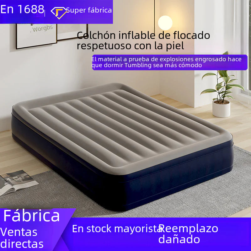 Inflatable PVC Mattress for Outdoor and Home Use