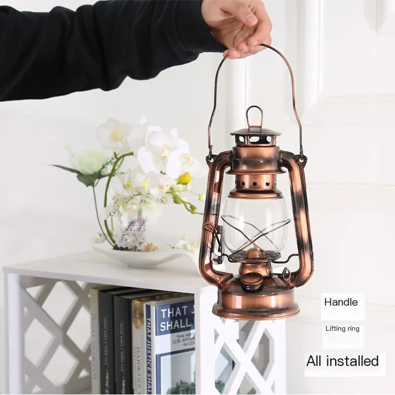 235 Vintage Oil Lantern for Outdoor Camping and Tents