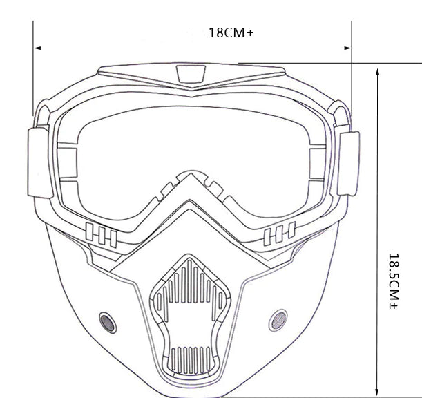 Tactical Cycling Goggles for Outdoor Sports and Riding