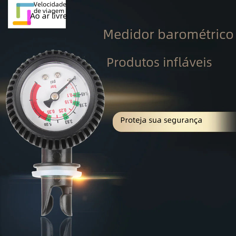 Inflatable Kayak Surfboard with Pump and Pressure Gauge