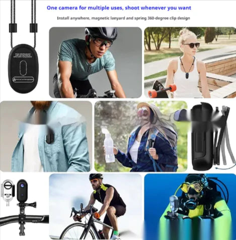 Mini Magnetic Helmet Camera