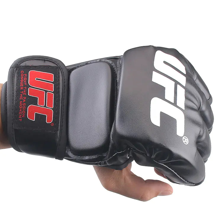 Adult Half-Finger Boxing Gloves (Pair)