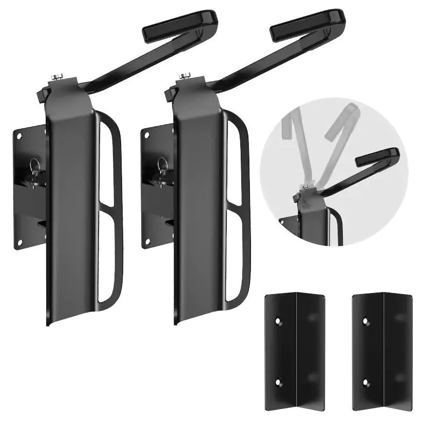 Adjustable Angle Bicycle Wall Mount Display Rack