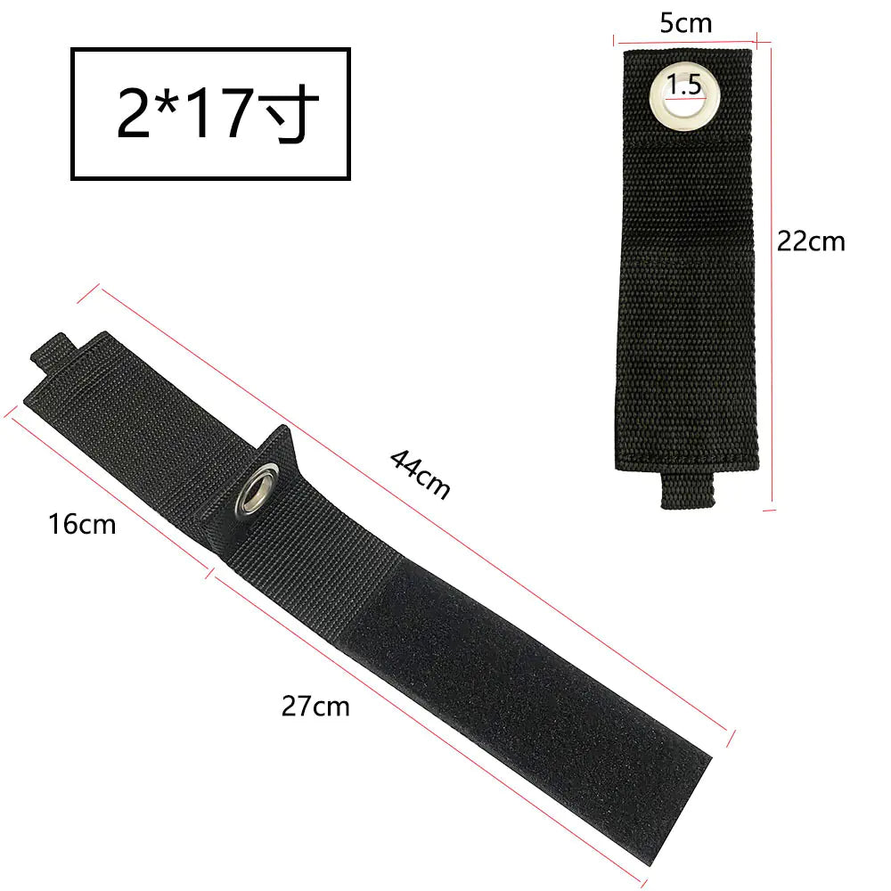 Outdoor Camping Nylon Hook and Loop Storage Straps