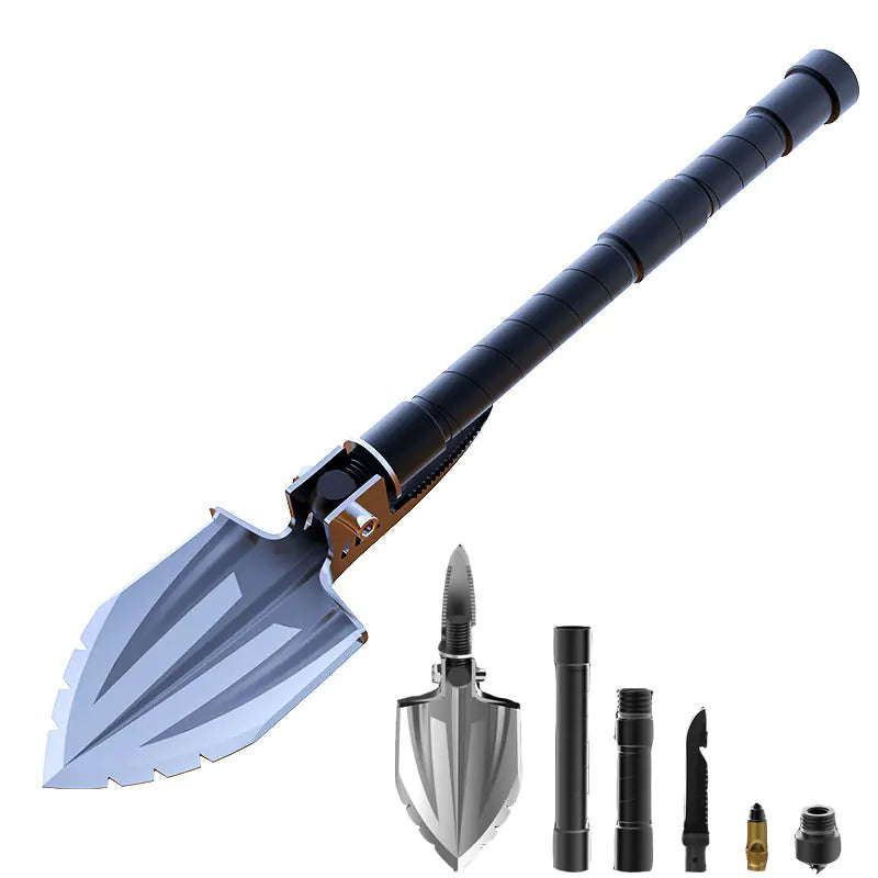 Compact Folding Military Shovel for Outdoor Use