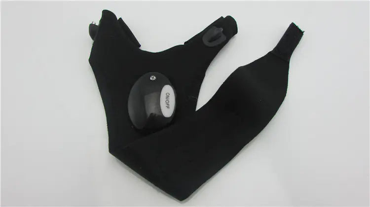 LED Flashlight Gloves for Camping and Night Running