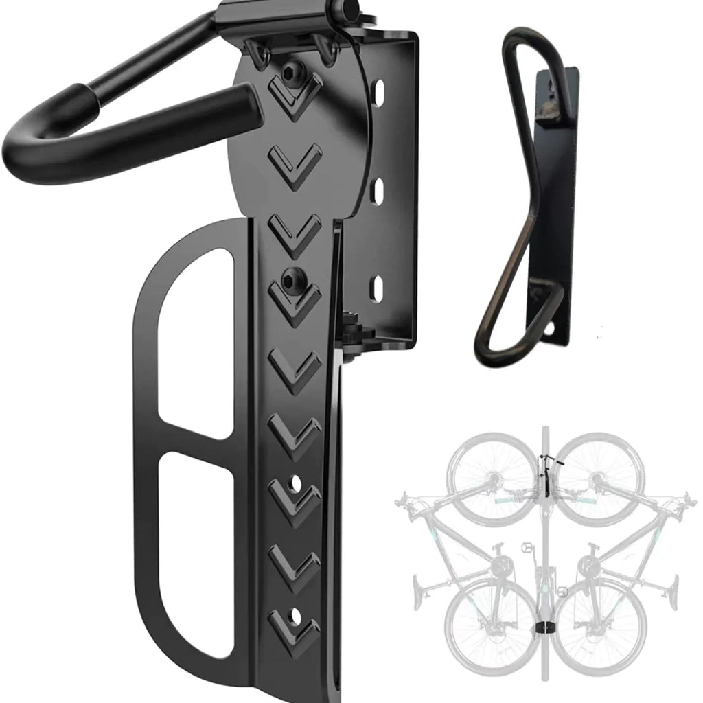 Adjustable Angle Bicycle Wall Mount Display Rack