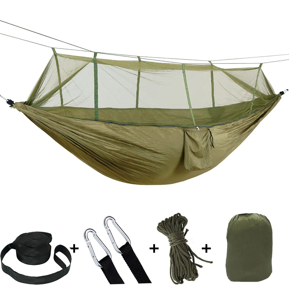 Outdoor Mosquito Net Hammock for Camping - Lightweight Nylon