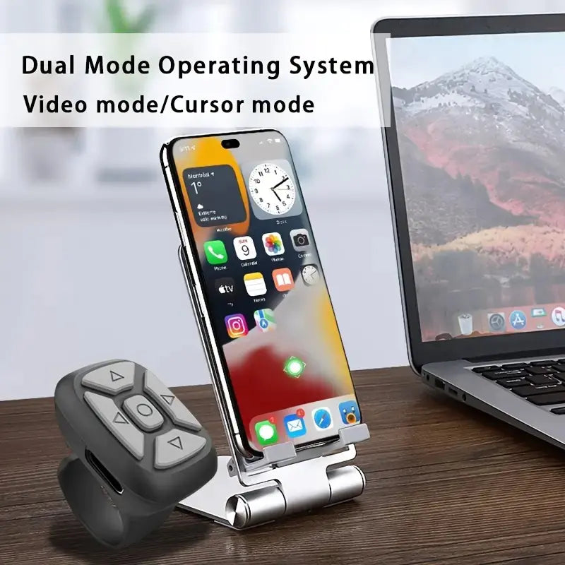 Bluetooth Ring Remote Controller for Tablets and Phones