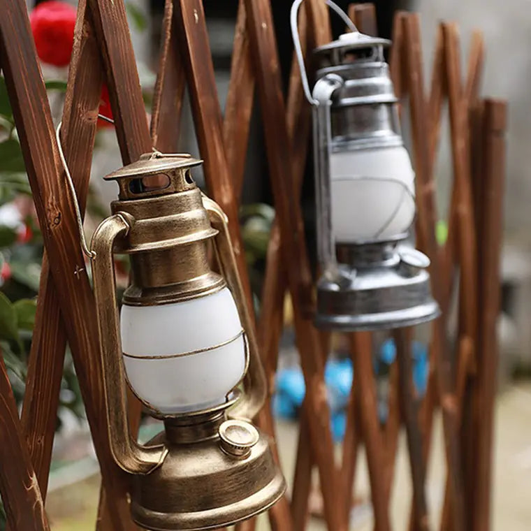LED Vintage Flame Lantern - Camping Tent Light