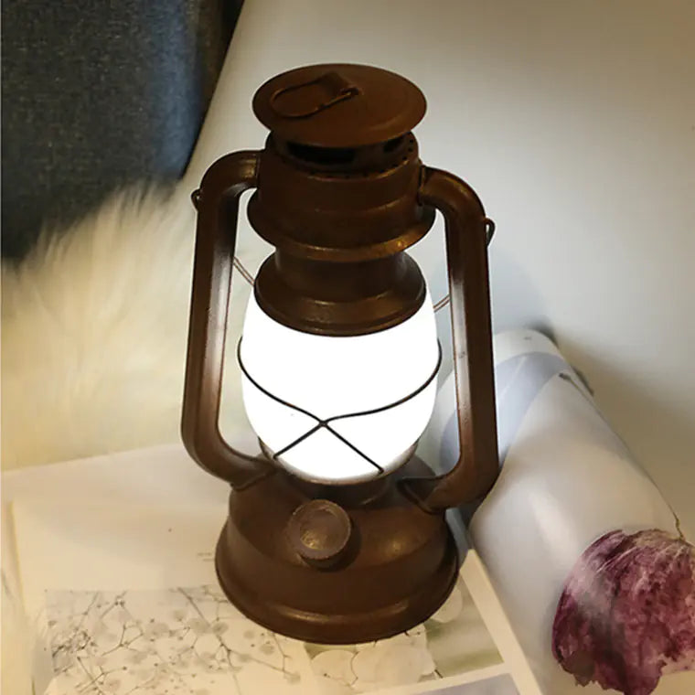 LED Vintage Flame Lantern - Camping Tent Light