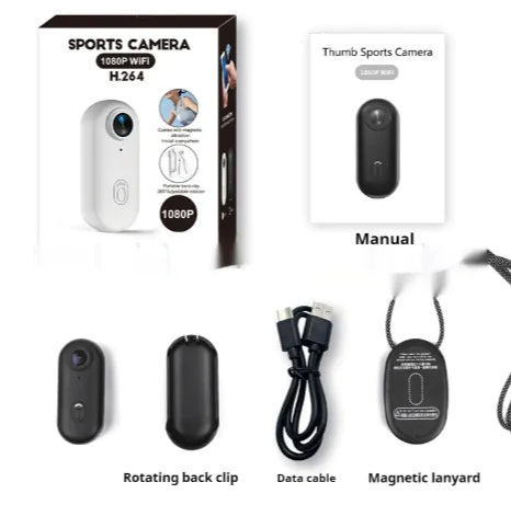 Mini Magnetic Helmet Camera