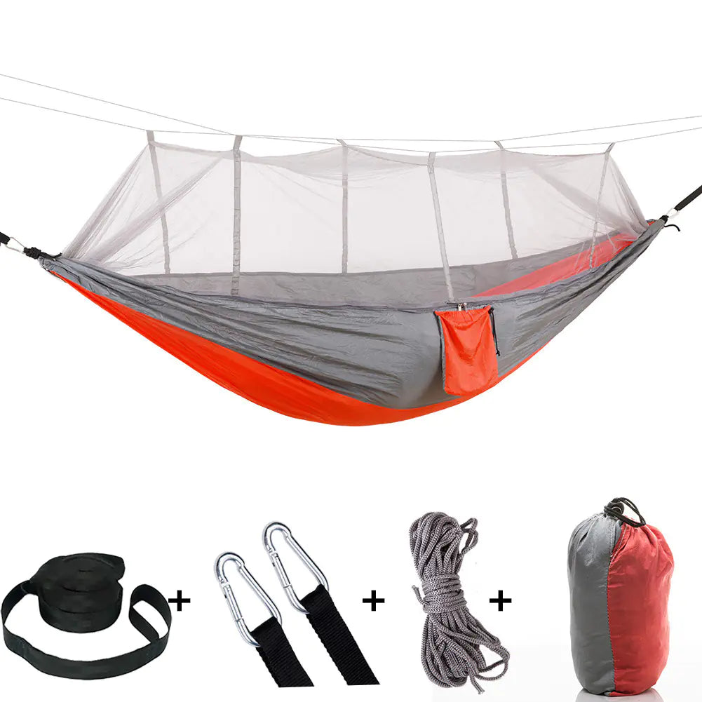 Outdoor Mosquito Net Hammock for Camping - Lightweight Nylon
