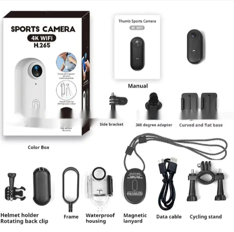 Mini Magnetic Helmet Camera