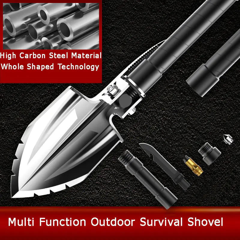 Compact Folding Military Shovel for Outdoor Use