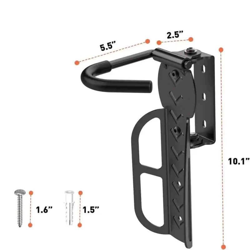 Adjustable Angle Bicycle Wall Mount Display Rack