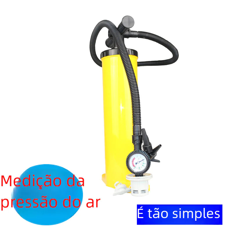 Inflatable Kayak Surfboard with Pump and Pressure Gauge